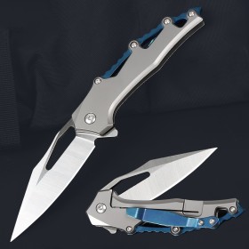 Blue Edge SteelMaterial  Folding Blade Knife UD408782